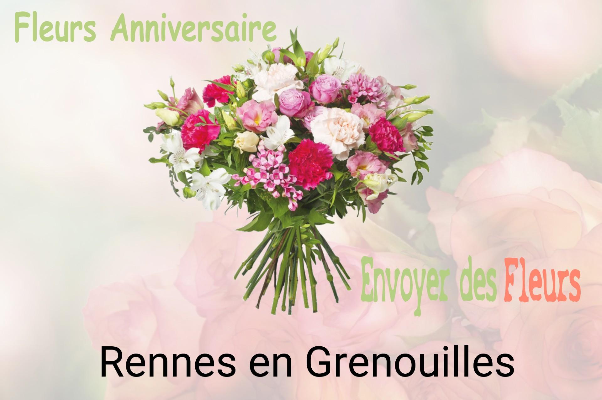 Bouquet de fleurs d’anniversaire livré à Rennes-en-Grenouilles